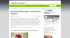 Desktop Screenshot of calidadyeducacion.com